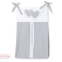 Diaper bag- Hanging Hearts grey