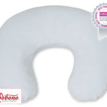 Μαξιλάρι Θηλασμού - Hanging hearts grey