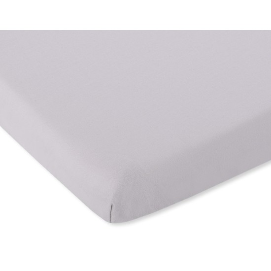 Σεντόνι με Λάστιχο Βαμβακερό 120x60cm grey Σεντόνι με Λάστιχο Βαμβακερό 120x60cm grey