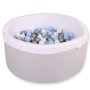 Μπαλοπισίνα minky  with balls - gray