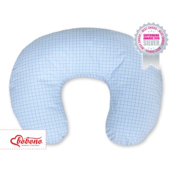 Μαξιλάρι Θηλασμού - Hanging hearts blue checkered