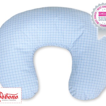 Μαξιλάρι Θηλασμού - Basic blue checkered