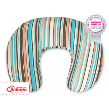 Μαξιλάρι Θηλασμού - Hanging hearts brown strips