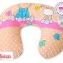 Feeding pillow - Basic Sheeps rosa-beige