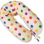 Μαξιλάρι Εγκυμοσύνης LONGER - Dark polka dots on cream