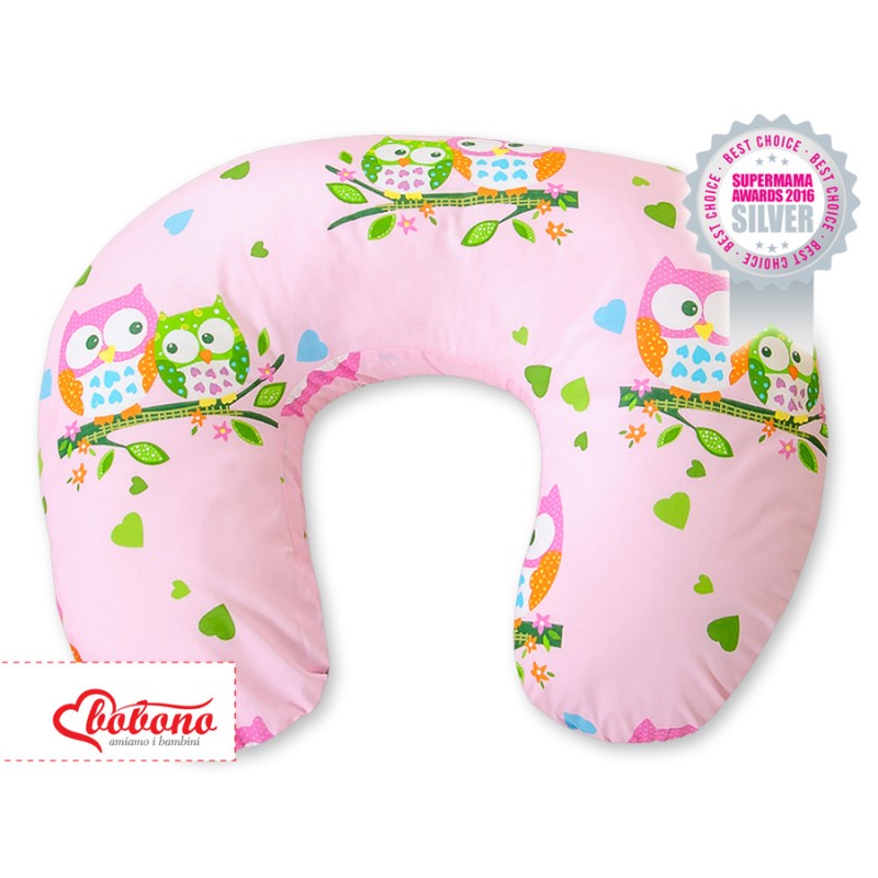 Μαξιλάρι Θηλασμού - Basic pink owls