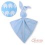 Cuddly rabbit double-sided-Simple blue elephants