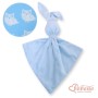 Cuddly rabbit double-sided-Simple blue owls