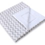 Double-sided teepee playmat- Chevron grey
