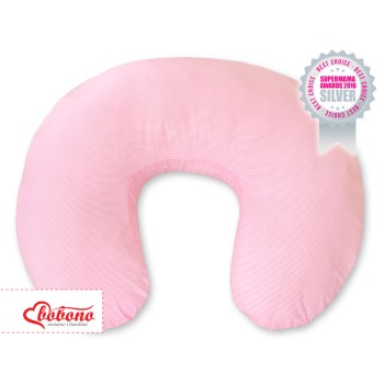 Μαξιλάρι Θηλασμού - Hanging hearts pink strips