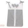 Diaper bag- Hanging Hearts black checkered