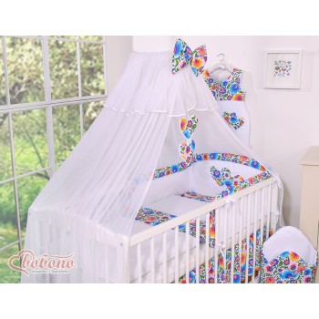 Mosquito-net made of chiffon- Hanging Hearts flower pattern