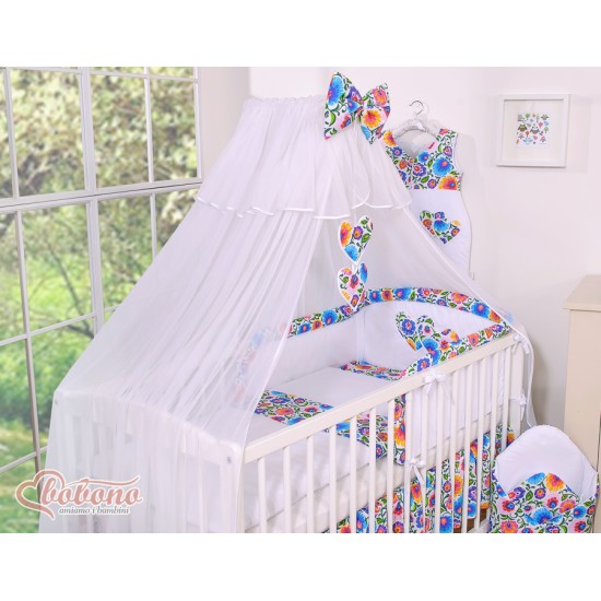 Mosquito-net made of chiffon- Hanging Hearts flower pattern