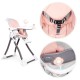 Reindeer foldable feeding chair pink ECOTOYS Reindeer foldable feeding chair pink ECOTOYS