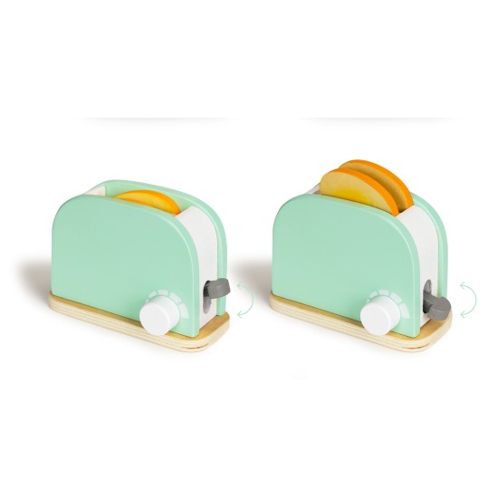 Wooden toaster with accessories 11 elements Wooden toaster with accessories 11 elements