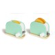 Wooden toaster with accessories 11 elements Wooden toaster with accessories 11 elements