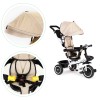 Tricycle with rotating seat 360 ECOTOYS beige