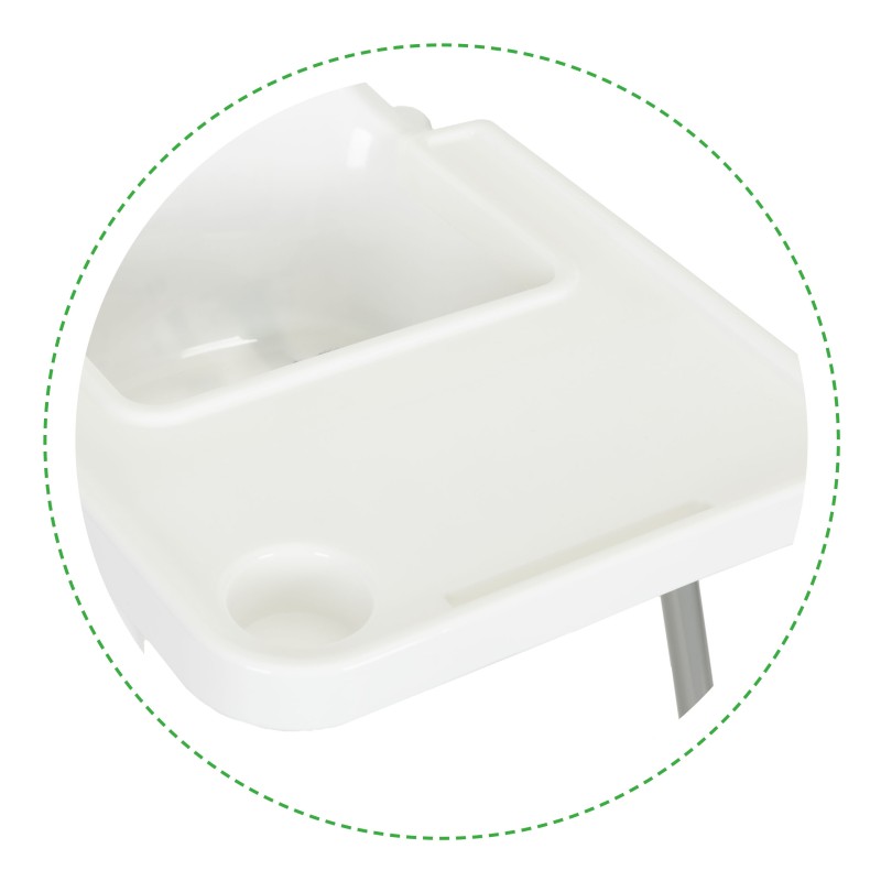 Feeding chair 2in1 white ECOTOYS