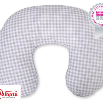 Μαξιλάρι Θηλασμού - Grey checkered