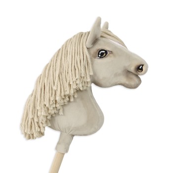 Άλογο Ιππασίας με Στικ - Hobby Horse Premium - cremello horse A4