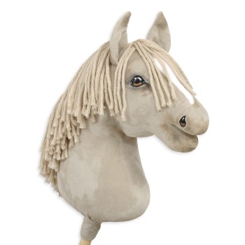 Άλογο Ιππασίας με Στικ - Hobby Horse Premium - cremello horse A3