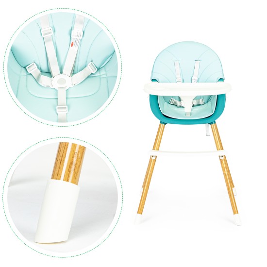 2in1 feeding chair ECOTOYS blue 2in1 feeding chair ECOTOYS blue