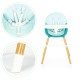 2in1 feeding chair ECOTOYS blue 2in1 feeding chair ECOTOYS blue