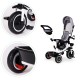 Tricycle with rotating seat 360 ECOTOYS, gray Tricycle with rotating seat 360 ECOTOYS, gray