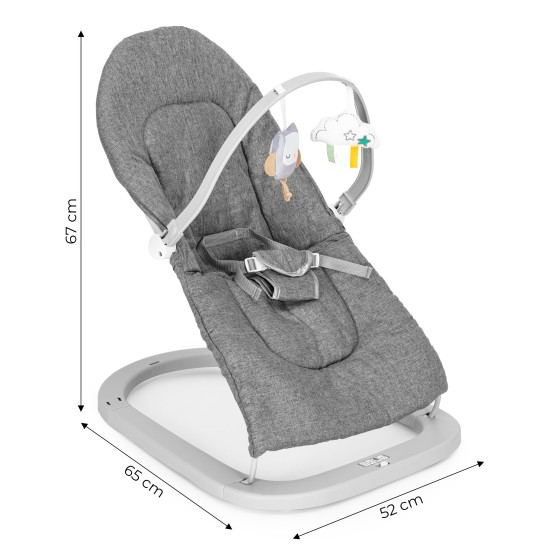 Bouncer, rocker with vibrations and sounds, ECOTOYS