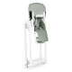 Highchair feeding chair height adjustable eco-leather straps double tray green ECOTOYS Highchair feeding chair height adjustable eco-leather straps double tray green ECOTOYS