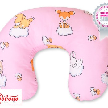 Μαξιλάρι Θηλασμού - Basic Forest animals pink