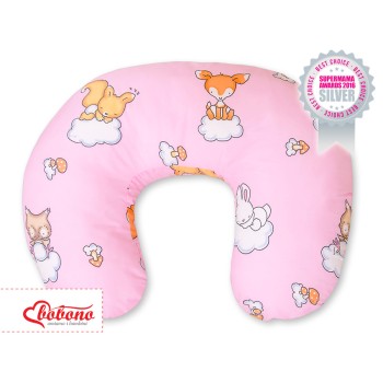 Μαξιλάρι Θηλασμού - Basic Forest animals pink