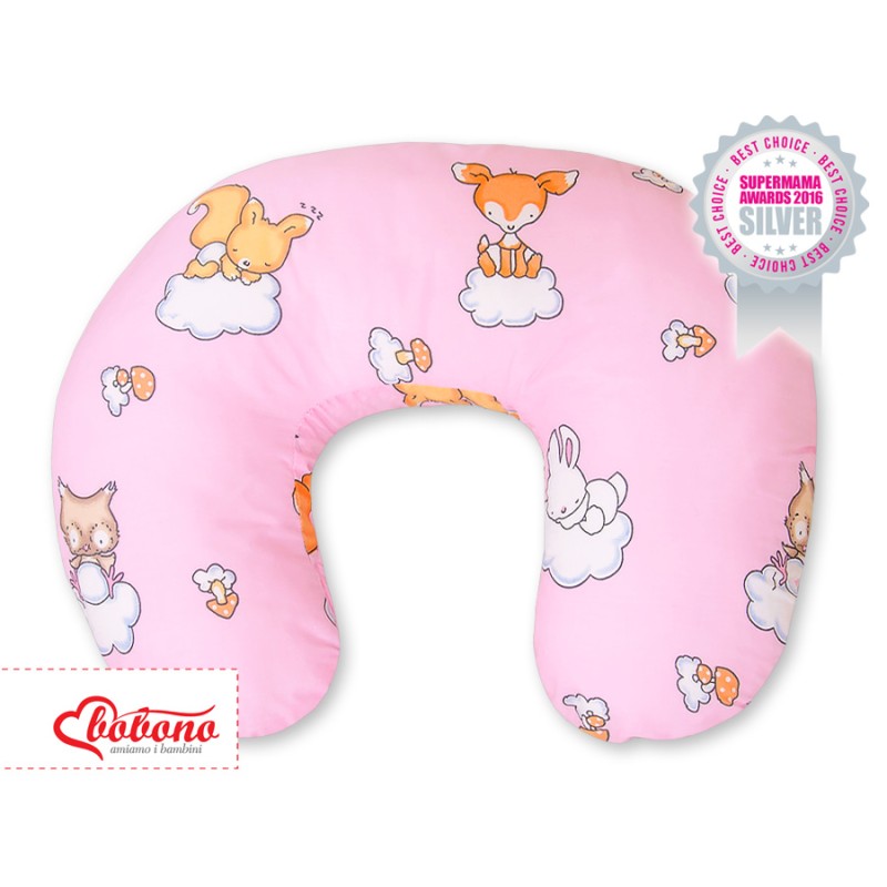 Μαξιλάρι Θηλασμού - Basic Forest animals pink