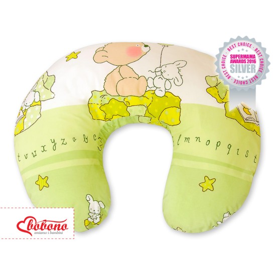 Μαξιλάρι Θηλασμού - Basic Teddy bear with balloon green