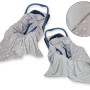 Double-sided car seat blanket for babies - Stars grey