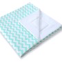 Double-sided teepee playmat- Chevron mint