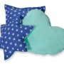Διακοσμητικά Μαξιλάρια Σετ 3 τμχ - Navy blue stars