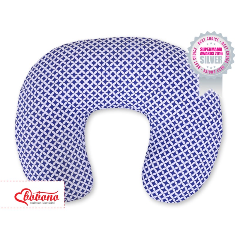 Μαξιλάρι Θηλασμού - Navy blue flower pattern