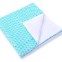 Double-sided teepee playmat- rosette mint /white