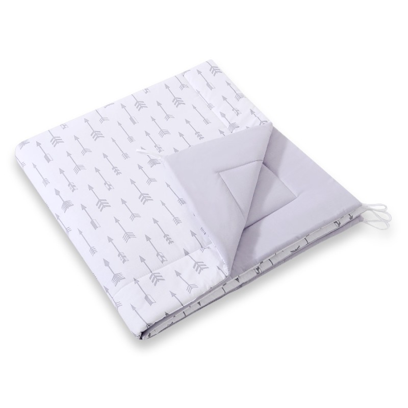 Double-sided teepee playmat- Grey arrows