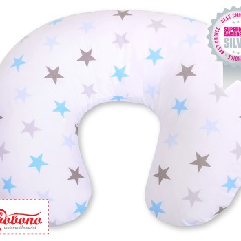 Μαξιλάρι Θηλασμού - Grey-blue stars