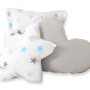 Διακοσμητικά Μαξιλάρια Σετ 3 τμχ - Grey-blue stars/grey