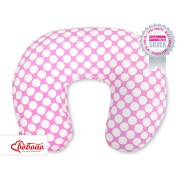 Μαξιλάρι Θηλασμού - pink with white dots