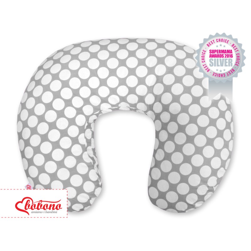 Μαξιλάρι Θηλασμού - grey with white dots
