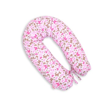 Μαξιλάρι Εγκυμοσύνης LONGER -  pink butterflies