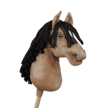 Άλογο Ιππασίας με Στικ - Hobby Horse Premium - buckskin horse A3