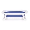 Baby bathtub Folding tourist bathtub with drain Ecotoys blue