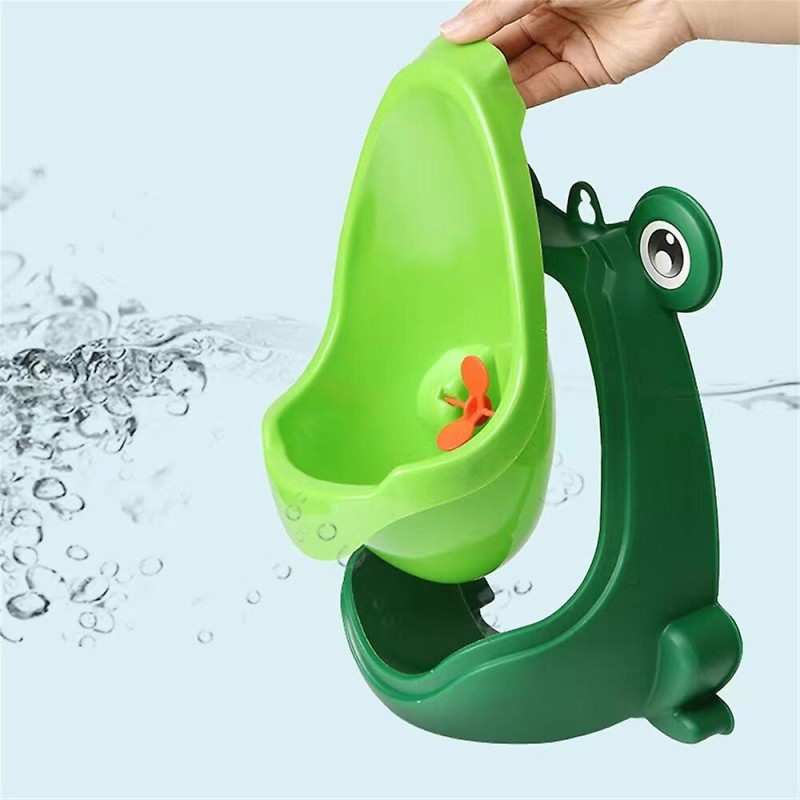Children urinal for boys mounted on suction cups