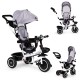 Tricycle with rotating seat 360 ECOTOYS, gray Tricycle with rotating seat 360 ECOTOYS, gray