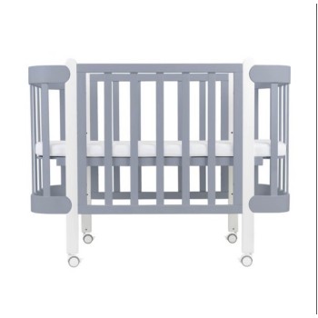 ΒΡΕΦΙΚΗ ΚΟΥΝΙΑ ANTI-REFLUX NIKA – ΓΚΡΙ ΜΕ ΛΕΥΚΑ ΠΟΔΙΑ